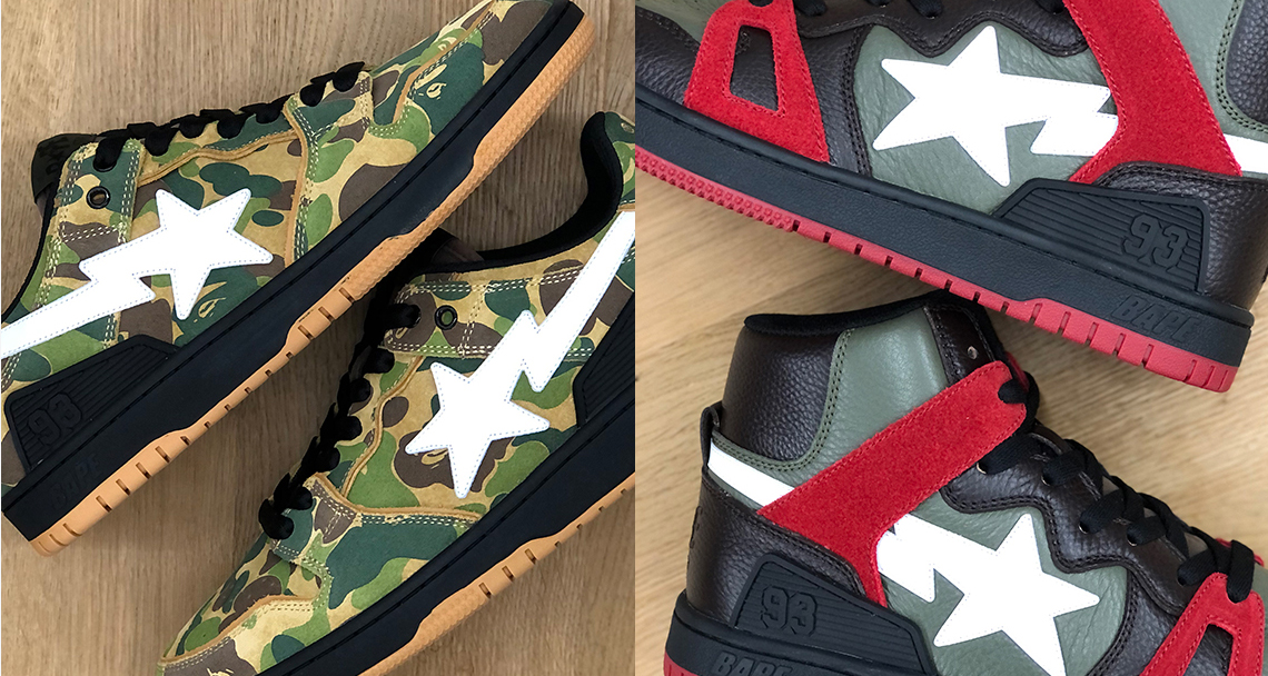 BAPE SK8 STA/BAPE STA 93 Hi