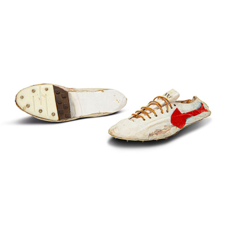 Bill Bowerman Track Spikes for Harry Jerome 1960