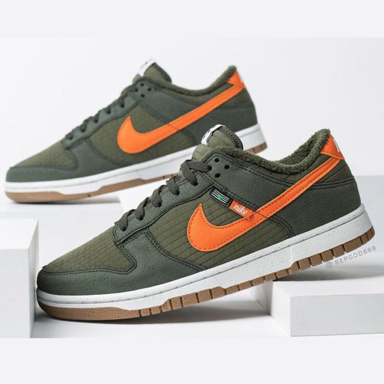 Nike Dunk Low “Toasty” Sequoia/Orange-Medium Olive-Sail DD3358-300