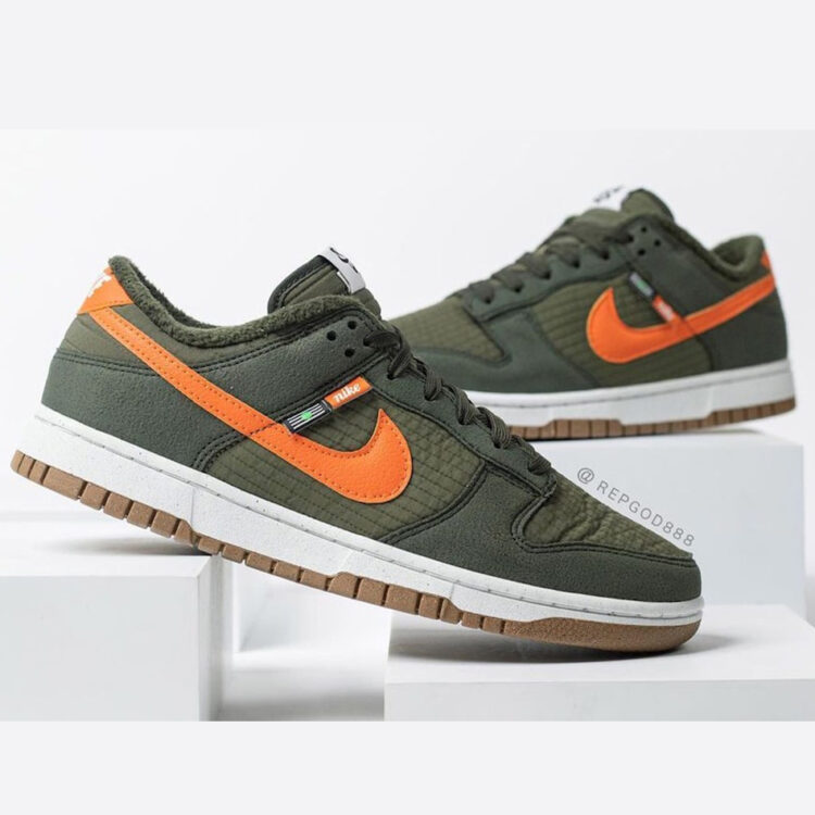 Nike Dunk Low “Toasty” Sequoia/Orange-Medium Olive-Sail DD3358-300