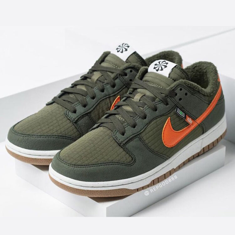 Nike Dunk Low “Toasty” Sequoia/Orange-Medium Olive-Sail DD3358-300