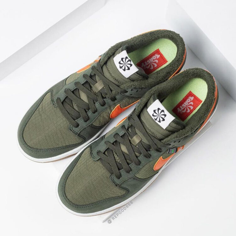 Nike Dunk Low “Toasty” Sequoia/Orange-Medium Olive-Sail DD3358-300