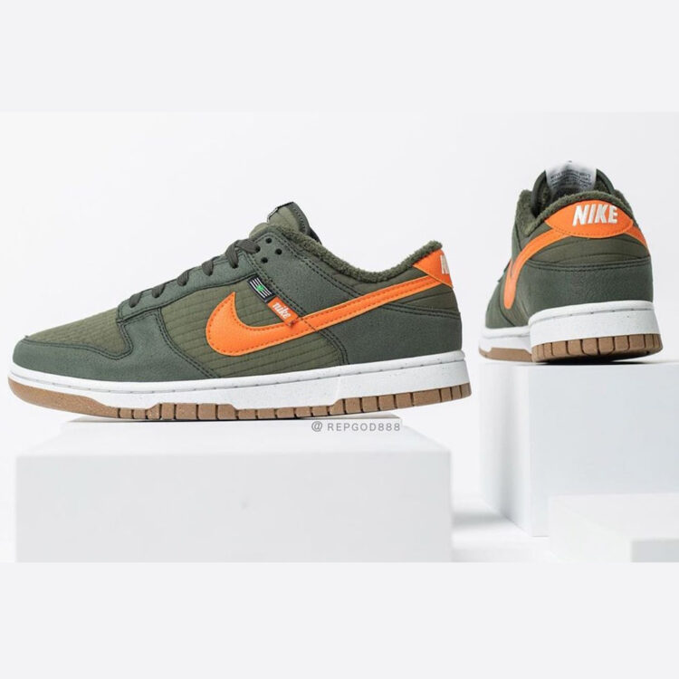 Nike Dunk Low “Toasty” Sequoia/Orange-Medium Olive-Sail DD3358-300