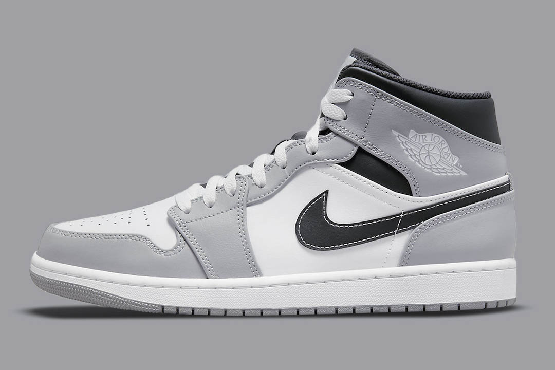 Air Jordan 1 Mid "Light Smoke Grey" 554724-078