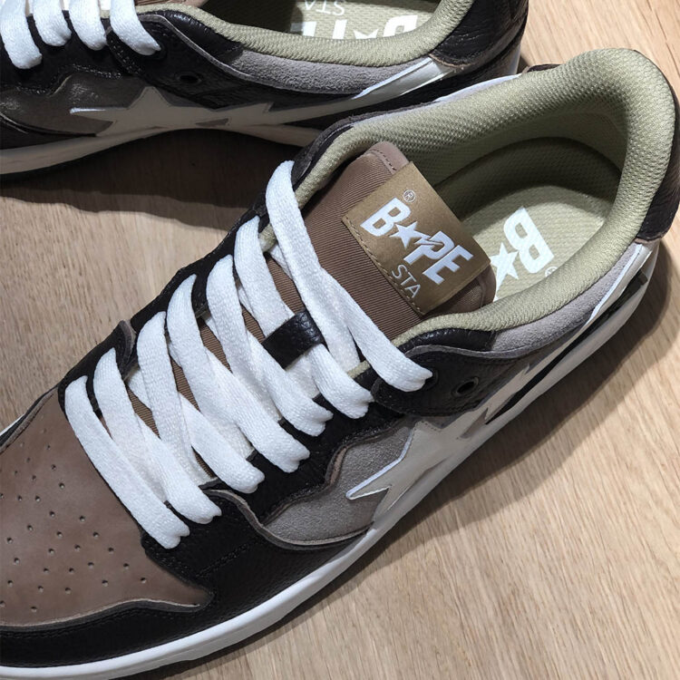 BAPE SK8 STA brown/ivory