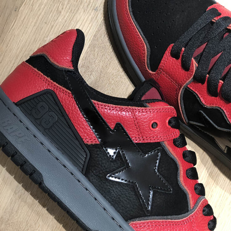 BAPE SK8 STA Red/black