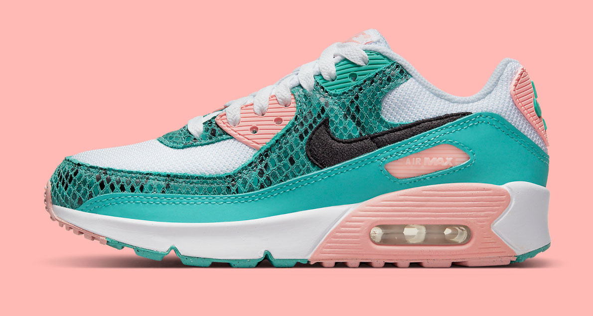 Nike Air Max 90 GS “Green Snakeskin” DR8926-300