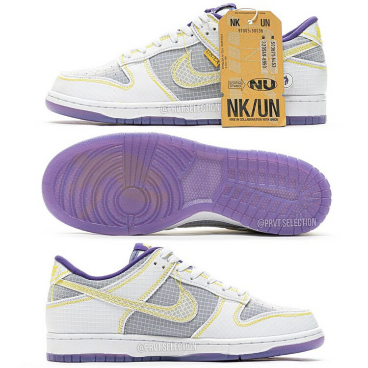 Union x Nike Dunk Low "Lakers"