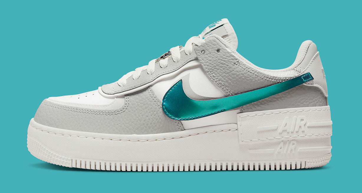 Nike Air Force 1 Shadow "Metallic Teal" DR7856-100