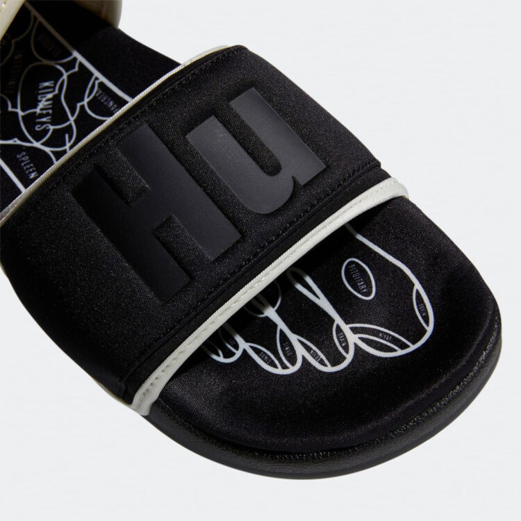 Pharrell x adidas Humanrace Adilette 2.0 GZ1892 “Black/White”