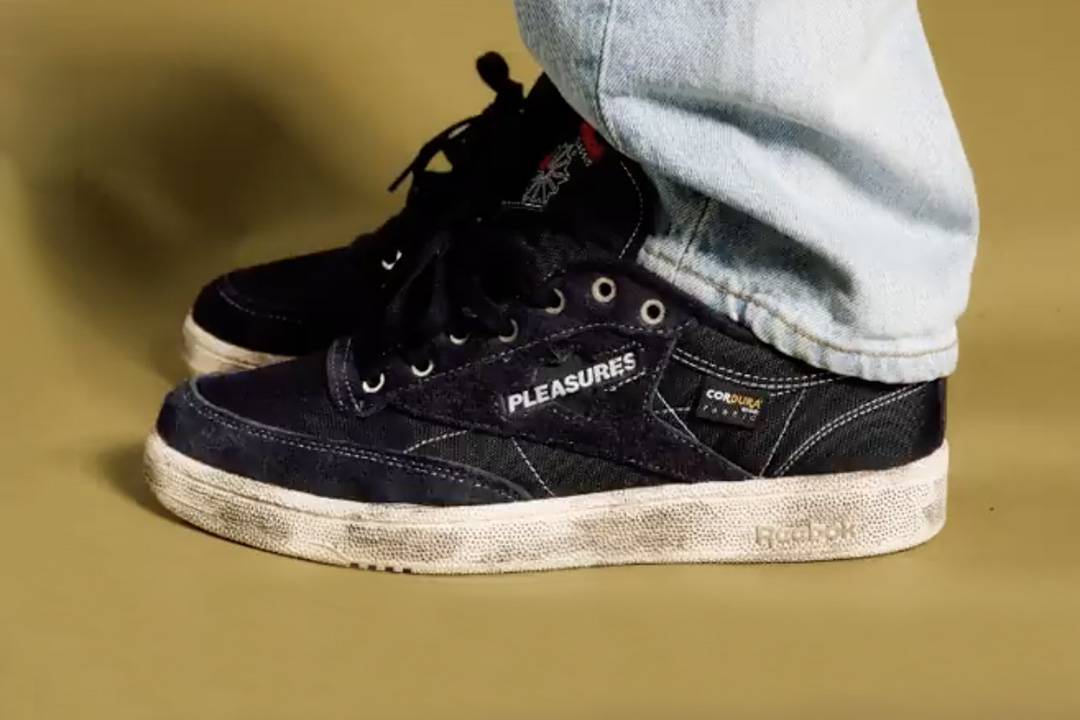 PLEASURES x Reebok Club C