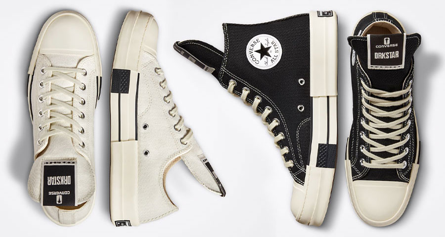 Rick Owens DRKSHDW x Converse Chuck 70 Collection