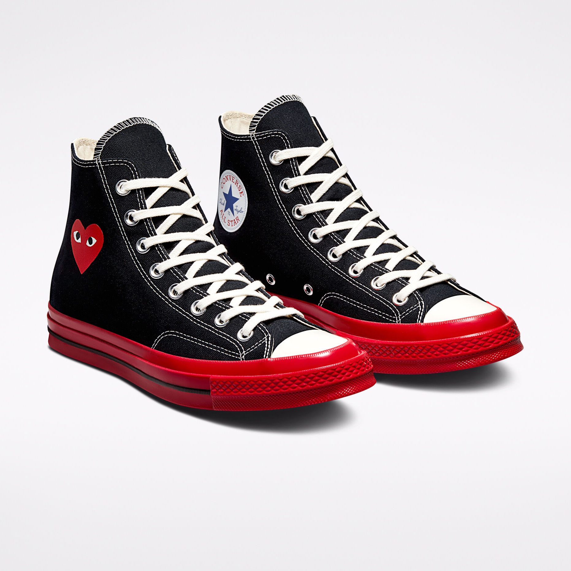 Comme des Garçons PLAY x Converse Chuck 70 “Red” Collection