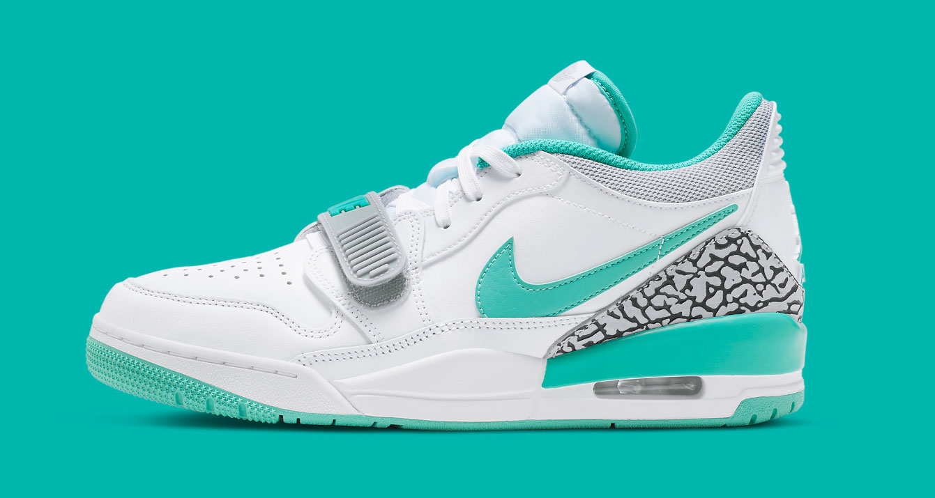 Jordan Legacy 312 Low "White/Turquoise" CD7069-130