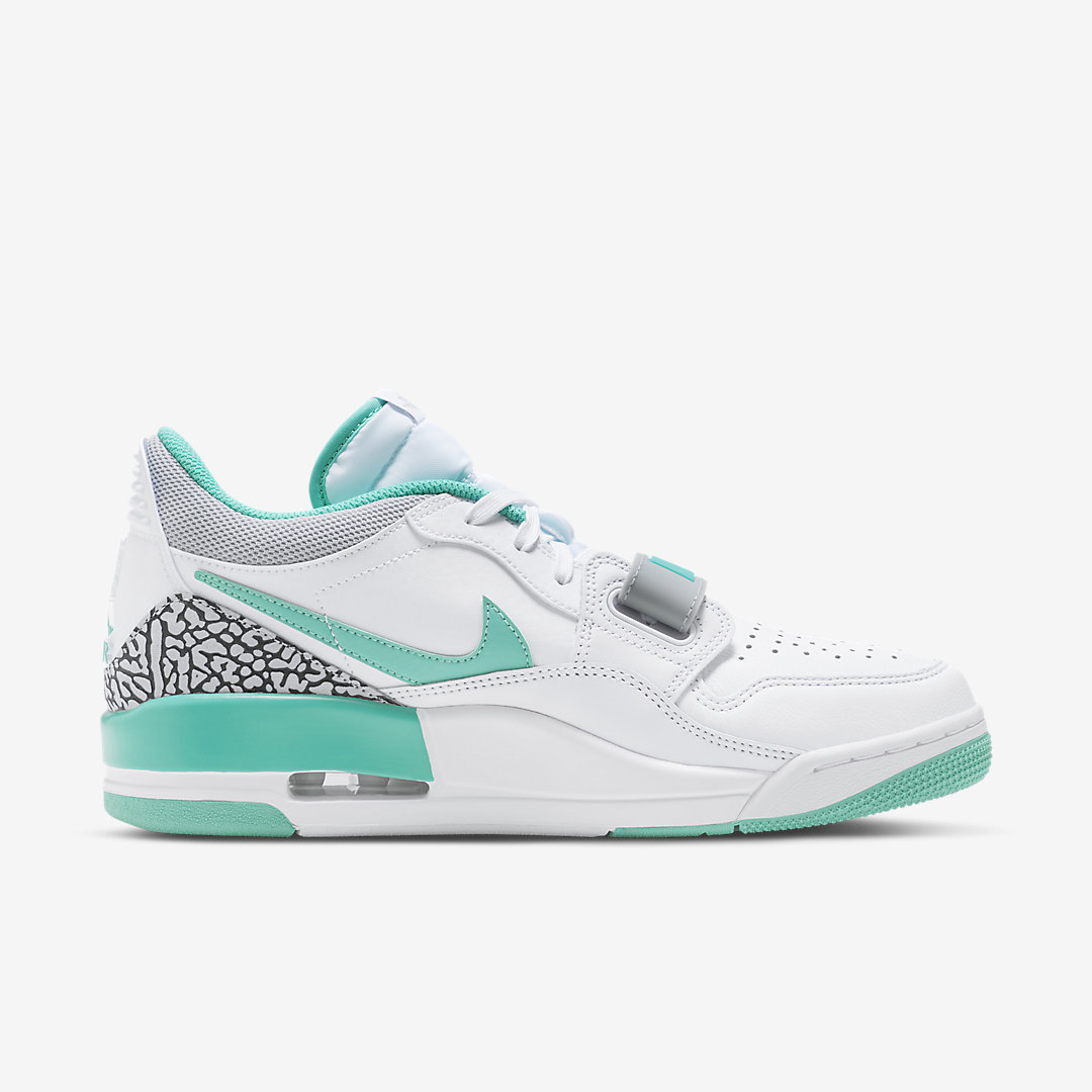 Jordan Legacy 312 Low "White/Turquoise" CD7069-130 