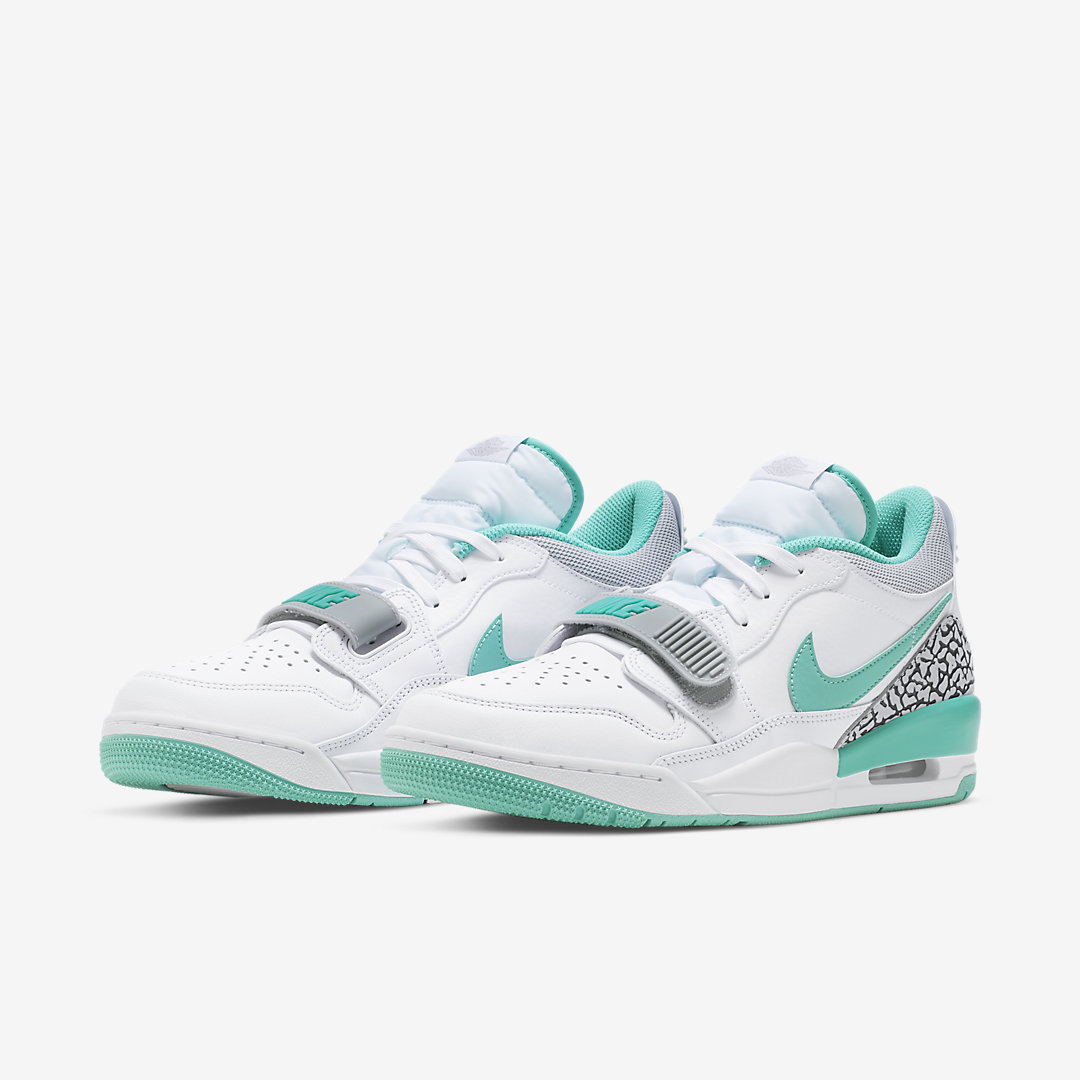 Jordan Legacy 312 Low "White/Turquoise" CD7069-130 