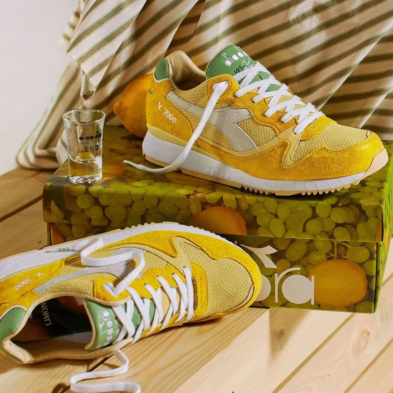 END. x Diadora V7000 "Limoncello"