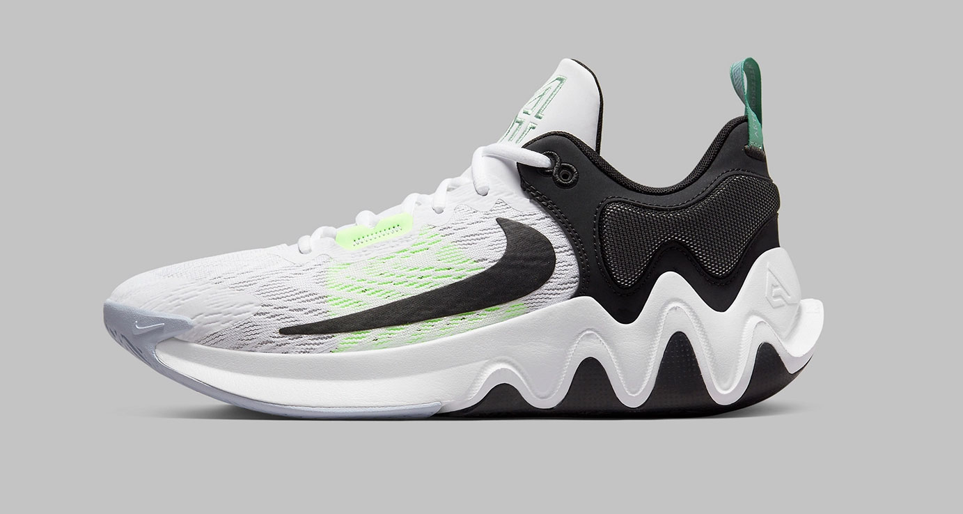 Nike Giannis Immortality 2 (White/Black/Barely Volt/Grey Fog)