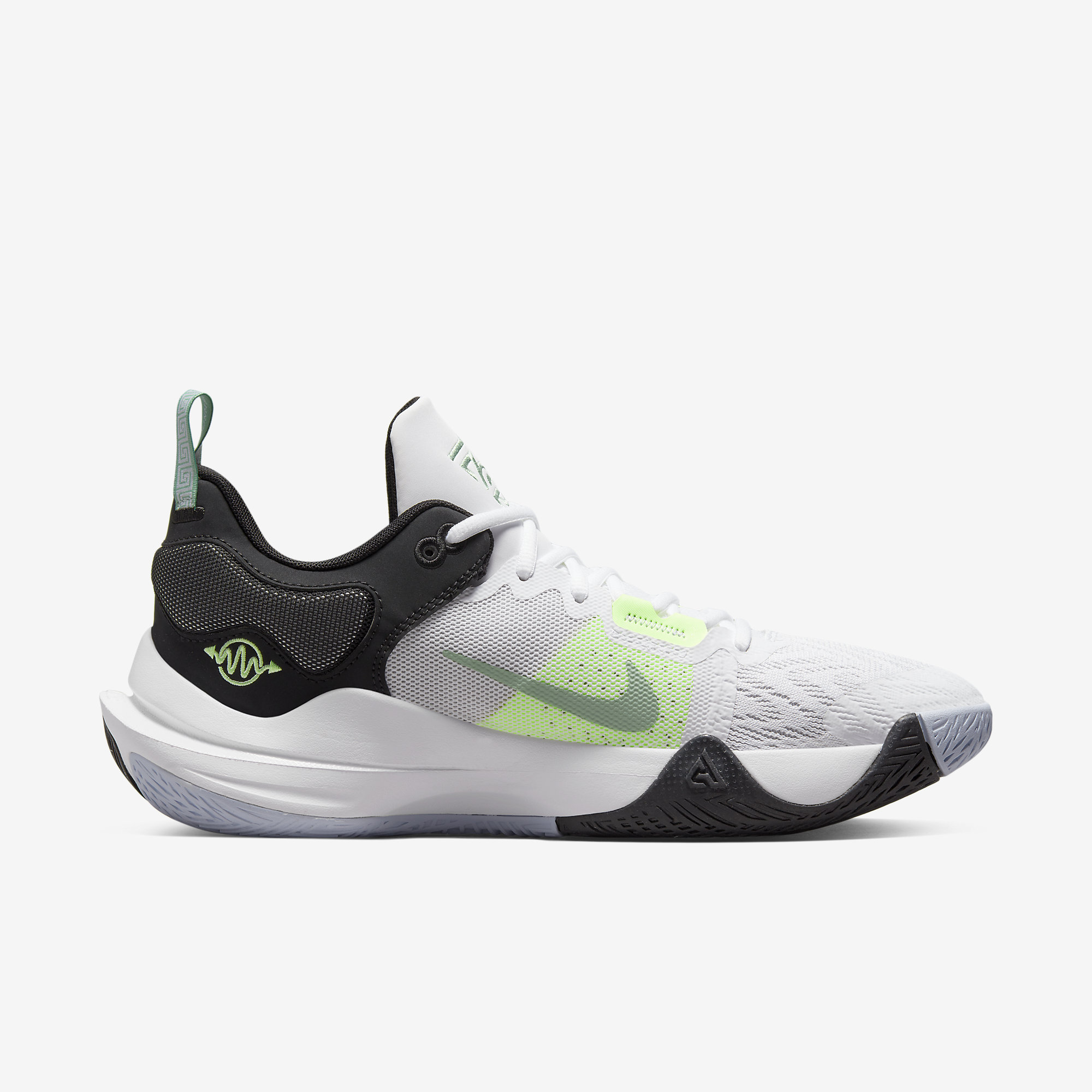 Nike Giannis Immortality 2 (White/Black/Barely Volt/Grey Fog)