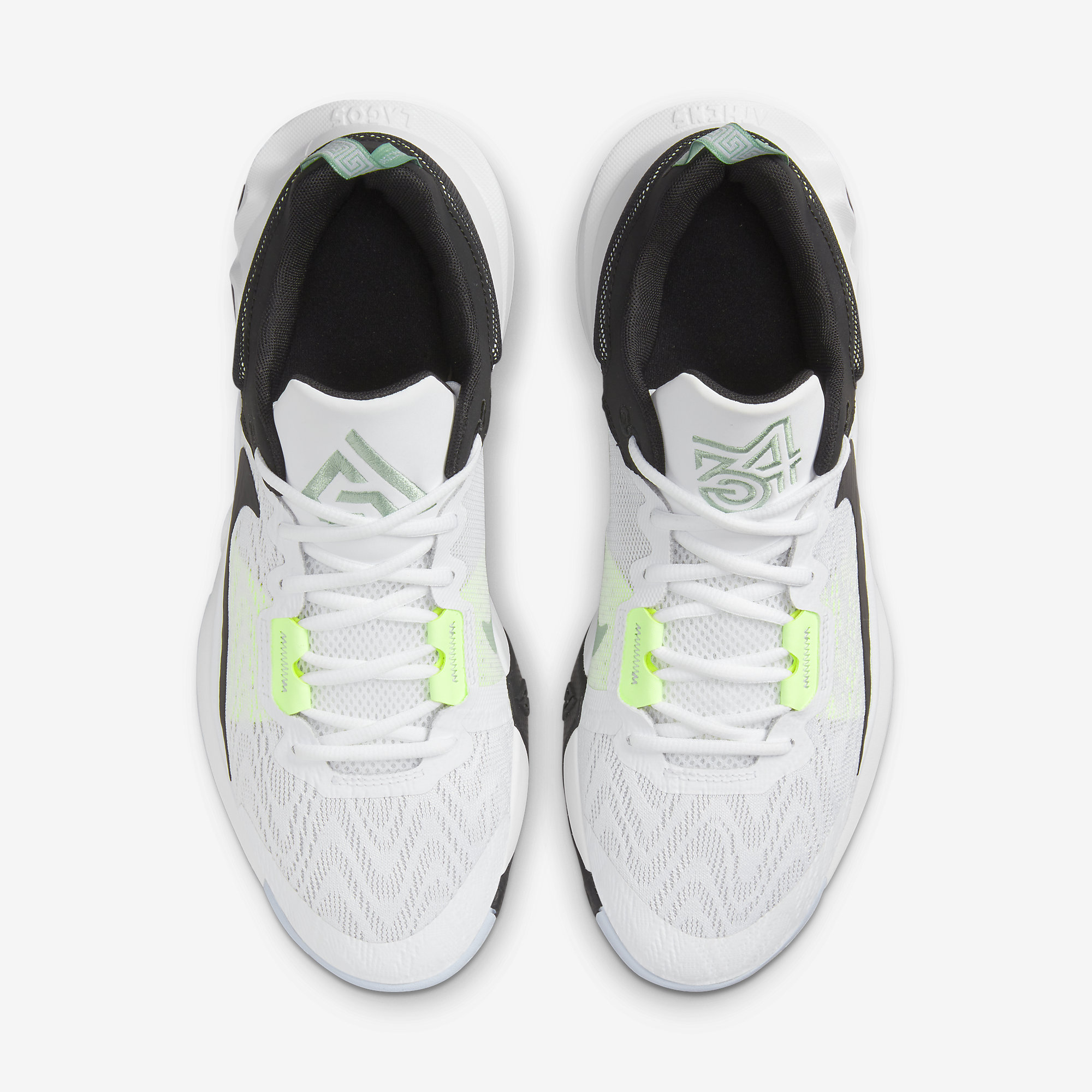 Nike Giannis Immortality 2 (White/Black/Barely Volt/Grey Fog)