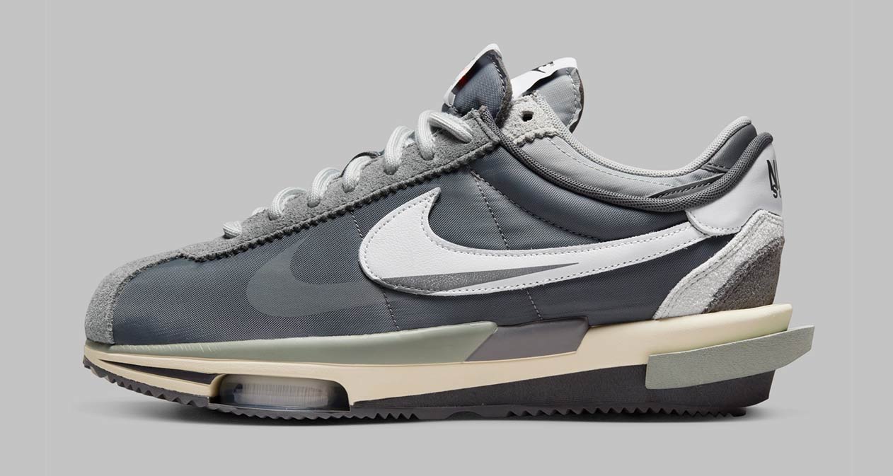 Sacai x Nike Cortez 4.0 “Grey” DQ0581-001