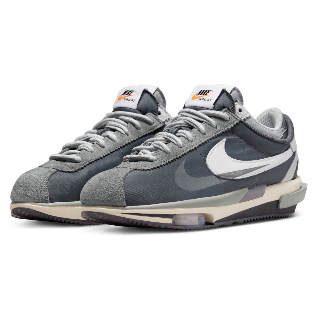 Sacai x Nike Cortez 4.0 “Grey” DQ0581-001