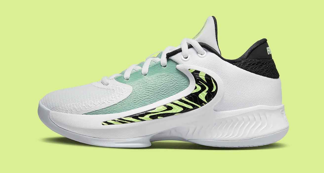 Nike Zoom Freak 4 “Barely Volt” GS DJ6149-100