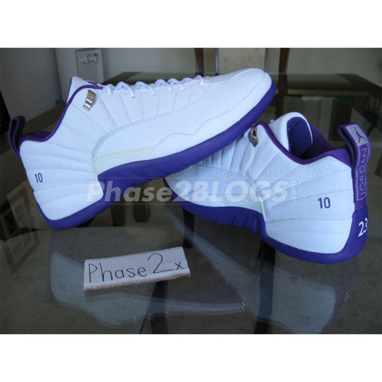 Air Jordan 12 Low Mike Bibby PE (Image via Sole Collector)