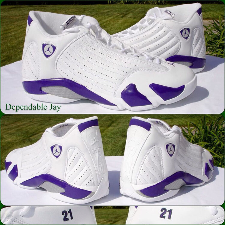 Air Jordan 14 Bobby Simmons PE (Image via @dependablejay/Instagram)