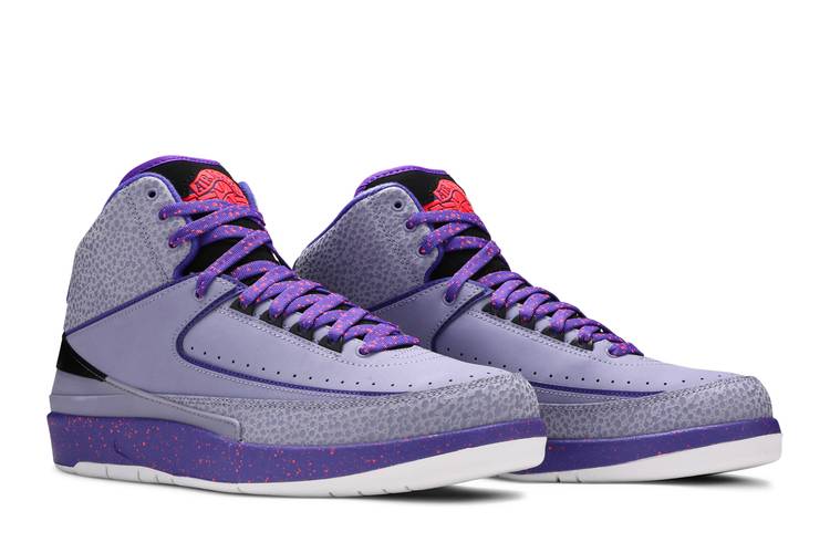 Air Jordan 2 "Iron Purple" (Image via GOAT)