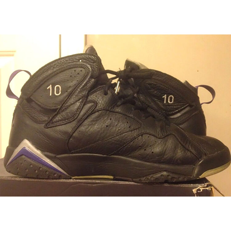 Air Jordan 7 Mike Bibby PE (Image via jenniem031/eBay)