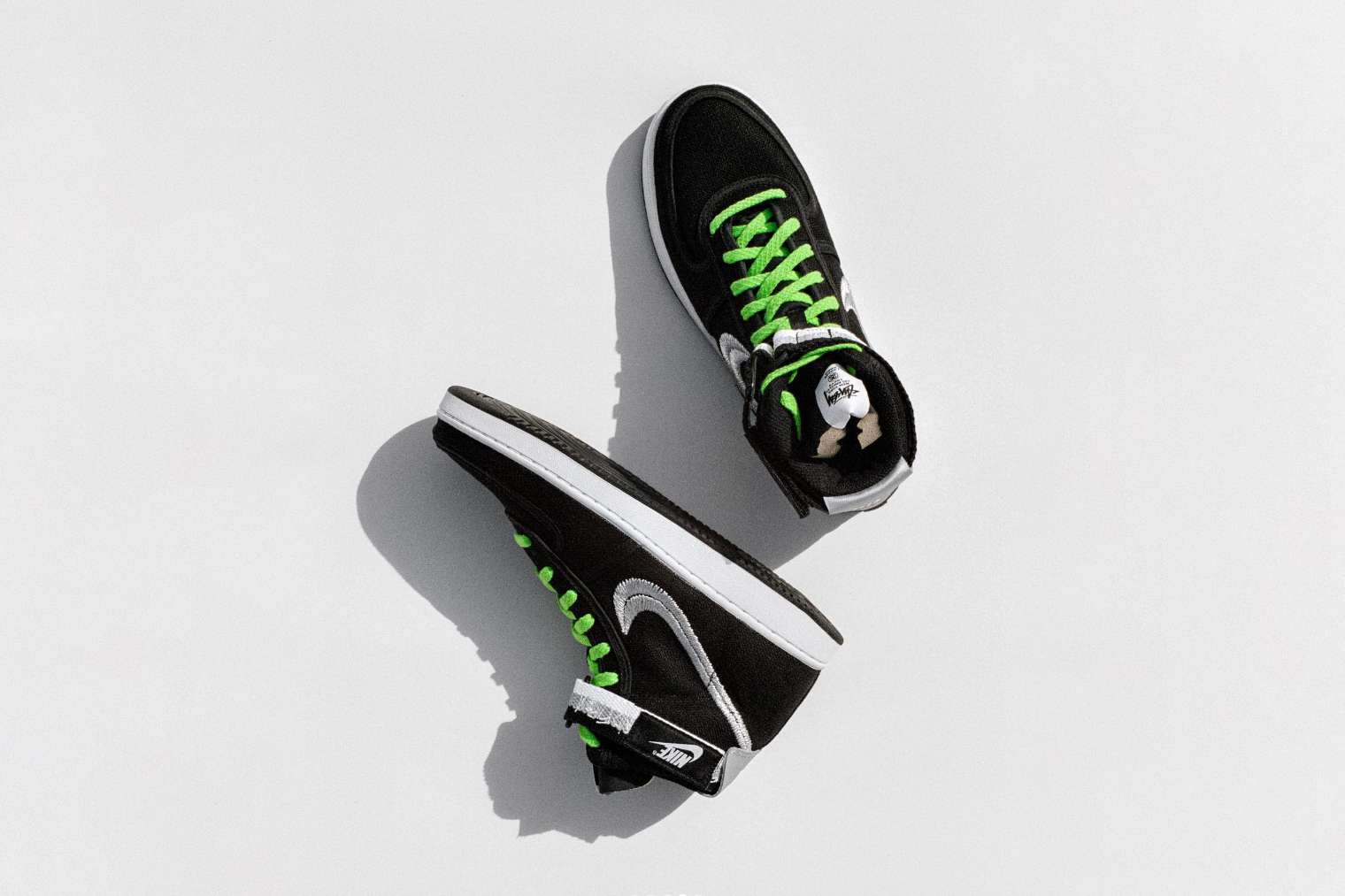 Stussy x Nike Vandal High SP "Black" DX5425-001