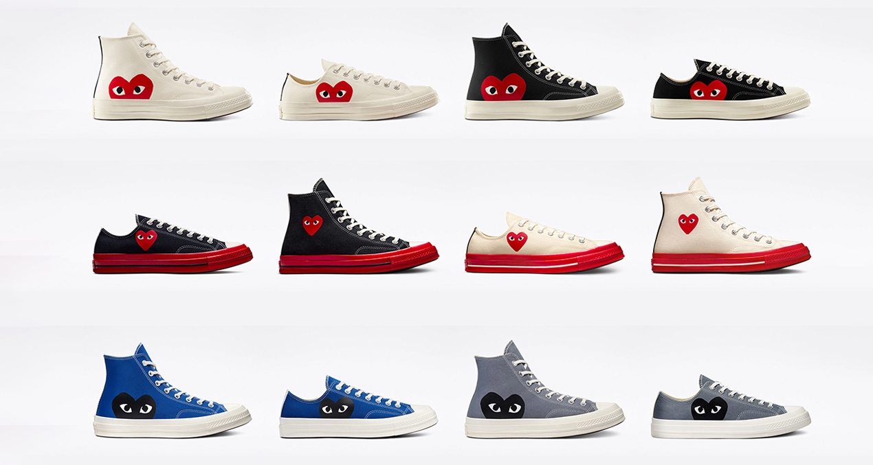 Comme des Garçons PLAY x Converse Chuck 70 Collection