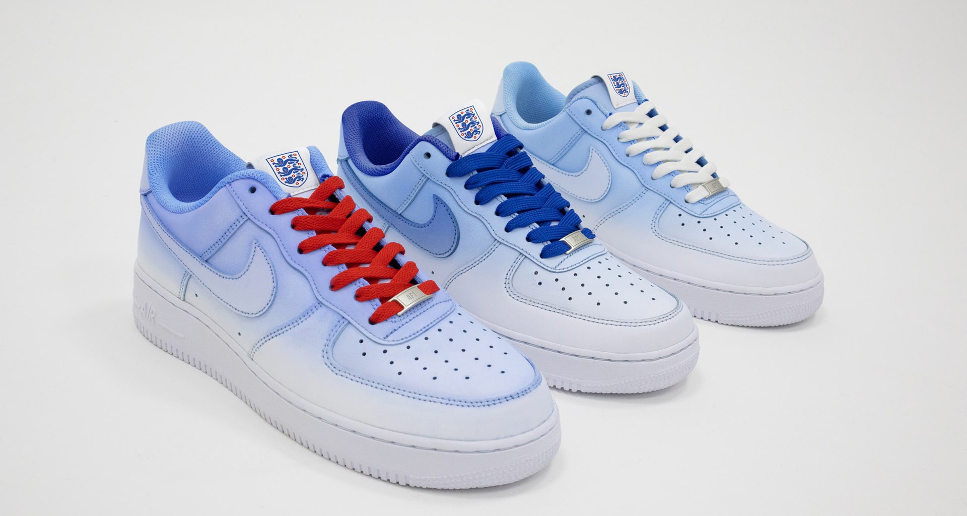 Custom Nike Air Force 1 England National Football Team NIKE X ENGLAND AF1