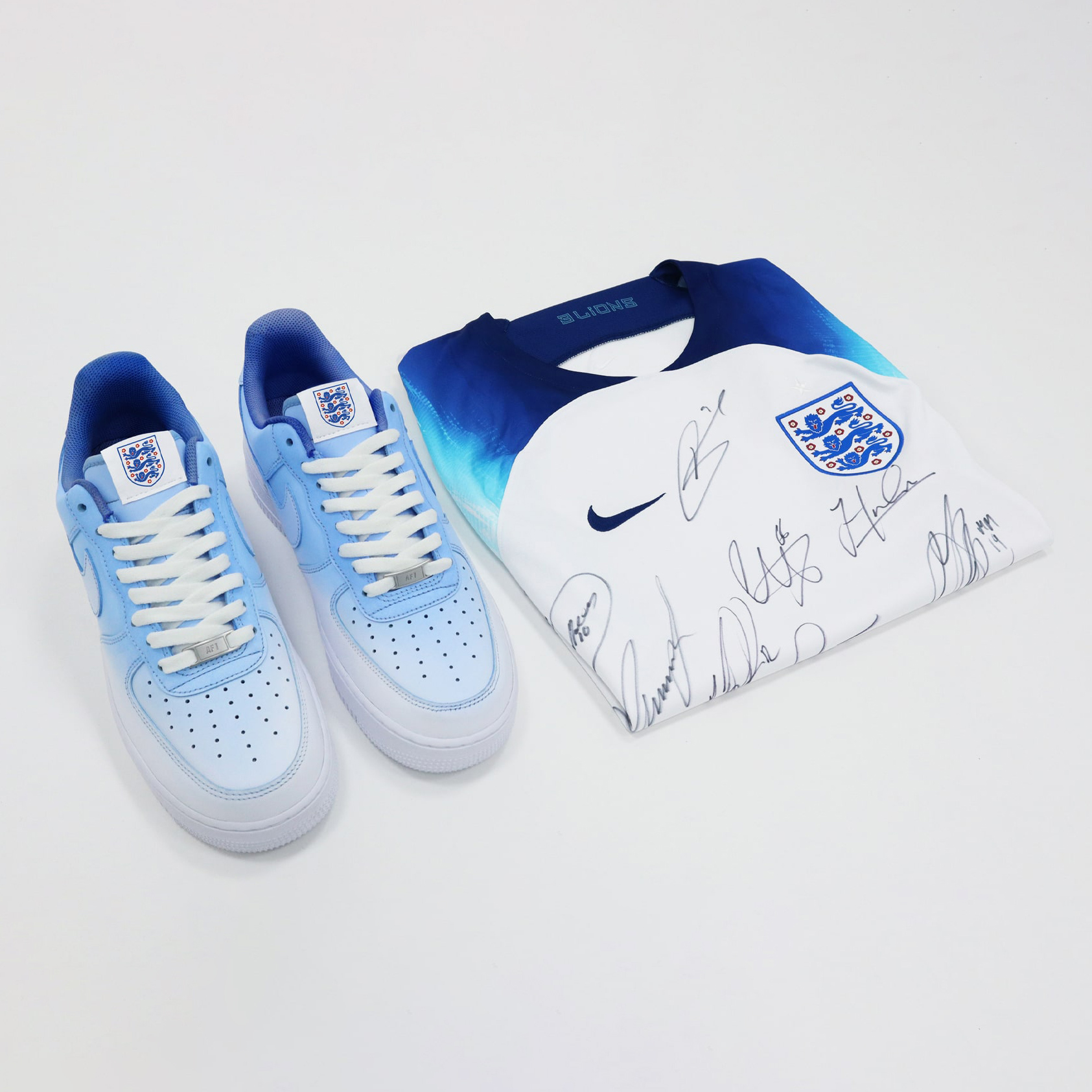 Custom Nike Air Force 1 England National Football Team NIKE X ENGLAND AF1