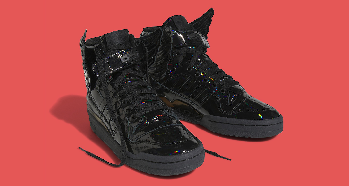 Jeremy Scott x adidas Forum Hi Wings 4.0 “Black Opal” IE6862