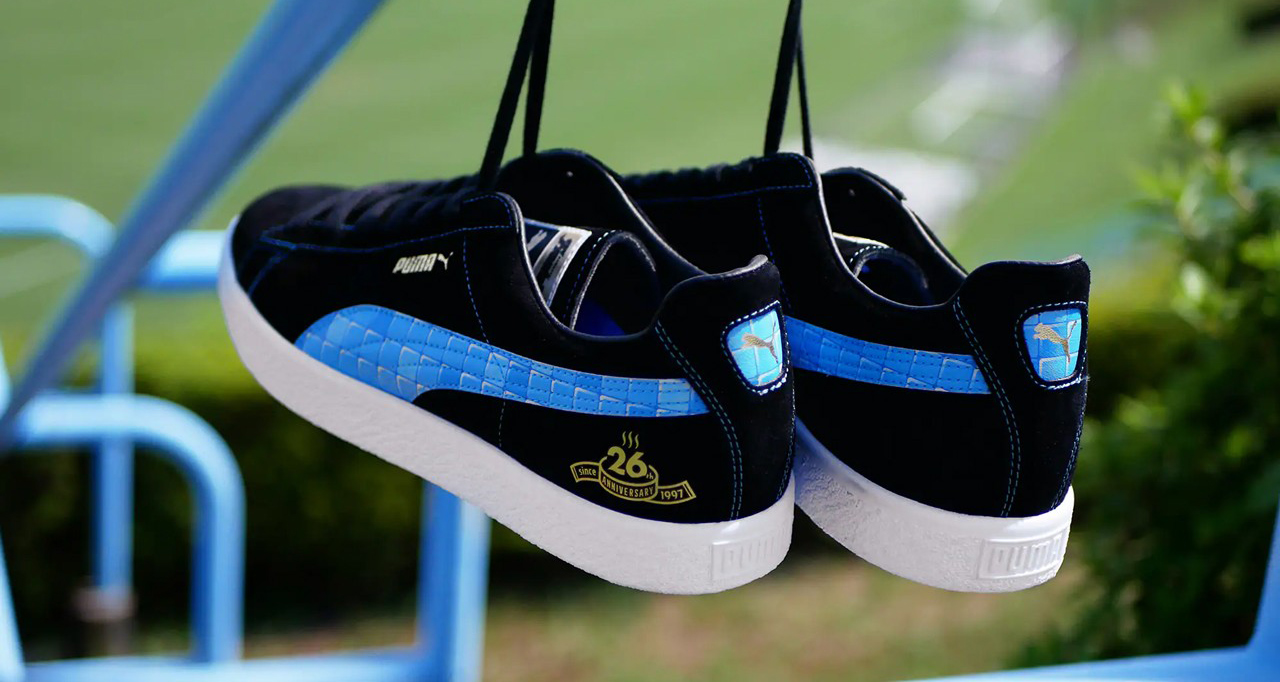 Kawasaki Frontale x atmos x PUMA Suede "VTG MIJ Frontale" 394272-01