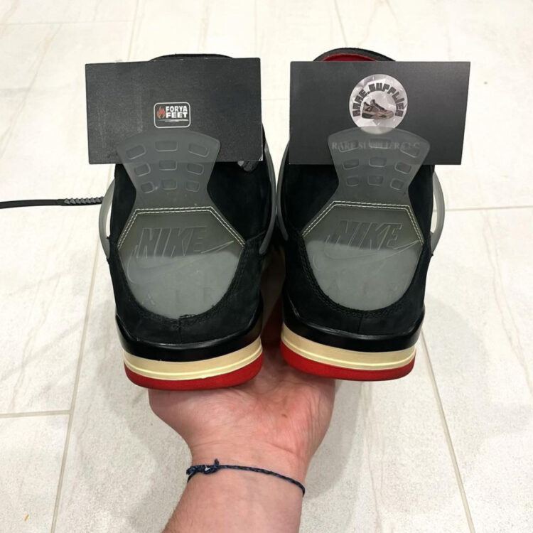 Off-White x Air Jordan 4 “Bred” Sample