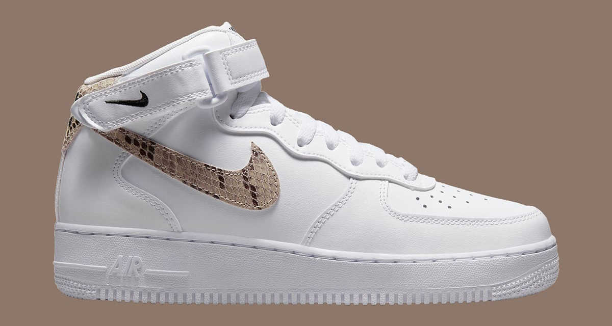 Nike Air Force 1 Mid “Snakeskin Swoosh” DD9625-101