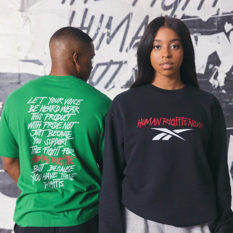 Reebok "Human Rights Now!" Collection