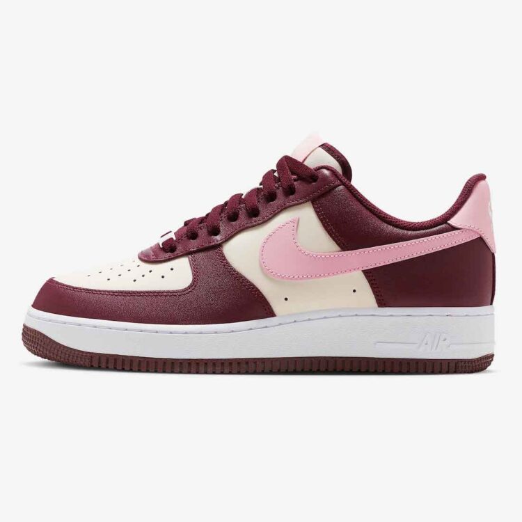 Nike Air Force 1 Low "Valentine's Day" (Sail/Night Maroon-Medium Soft Pink)