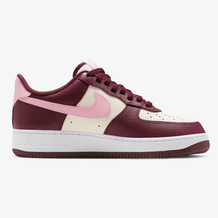 Nike Air Force 1 Low "Valentine's Day" (Sail/Night Maroon-Medium Soft Pink)