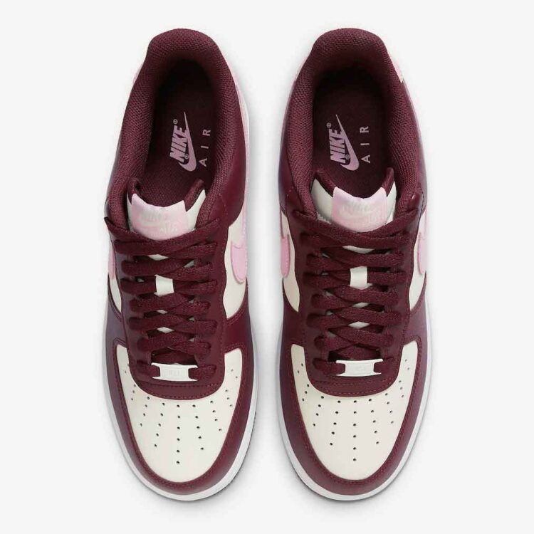 Nike Air Force 1 Low "Valentine's Day" (Sail/Night Maroon-Medium Soft Pink)