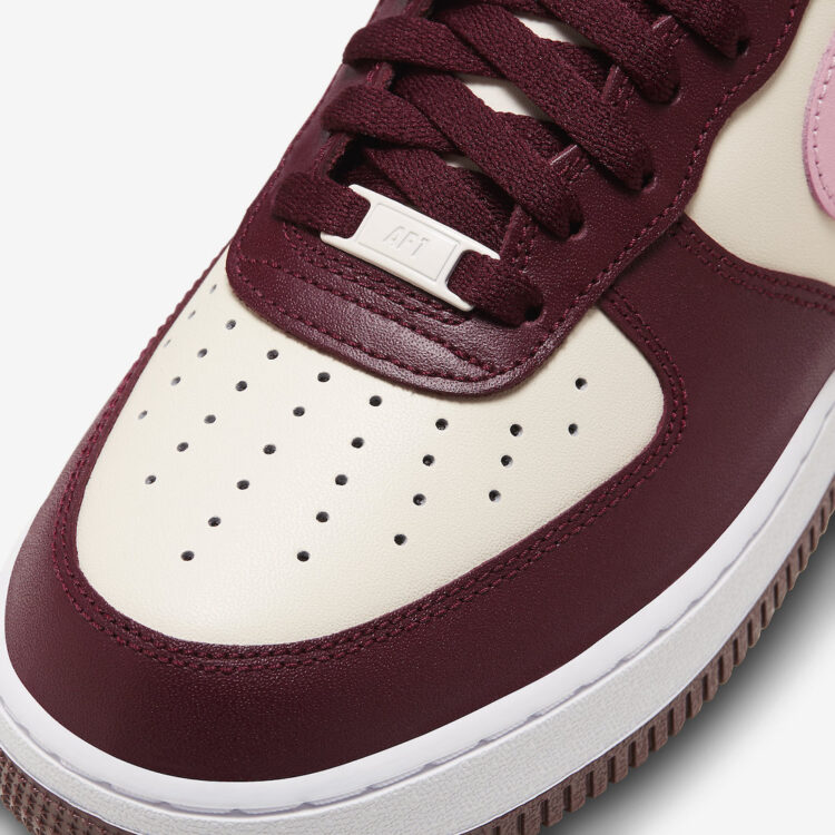 Nike Air Force 1 Low "Valentine's Day" (Sail/Night Maroon-Medium Soft Pink)