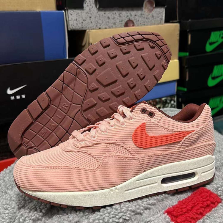 Nike Air Max 1 PRM Corduroy "Coral Stardust" FB8915-600