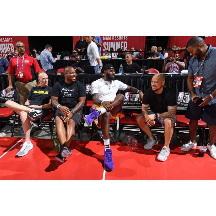 LeBron James in the Nike Air Zoom Generation "Court Purple"