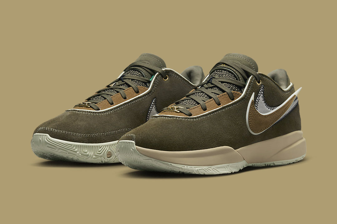 Nike LeBron 20 "Olive Suede" DV1193-901