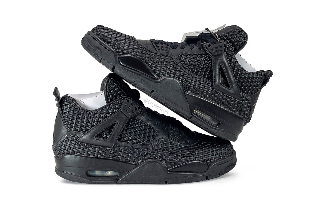 Air Jordan 4 Premium "Black Woven" Sample