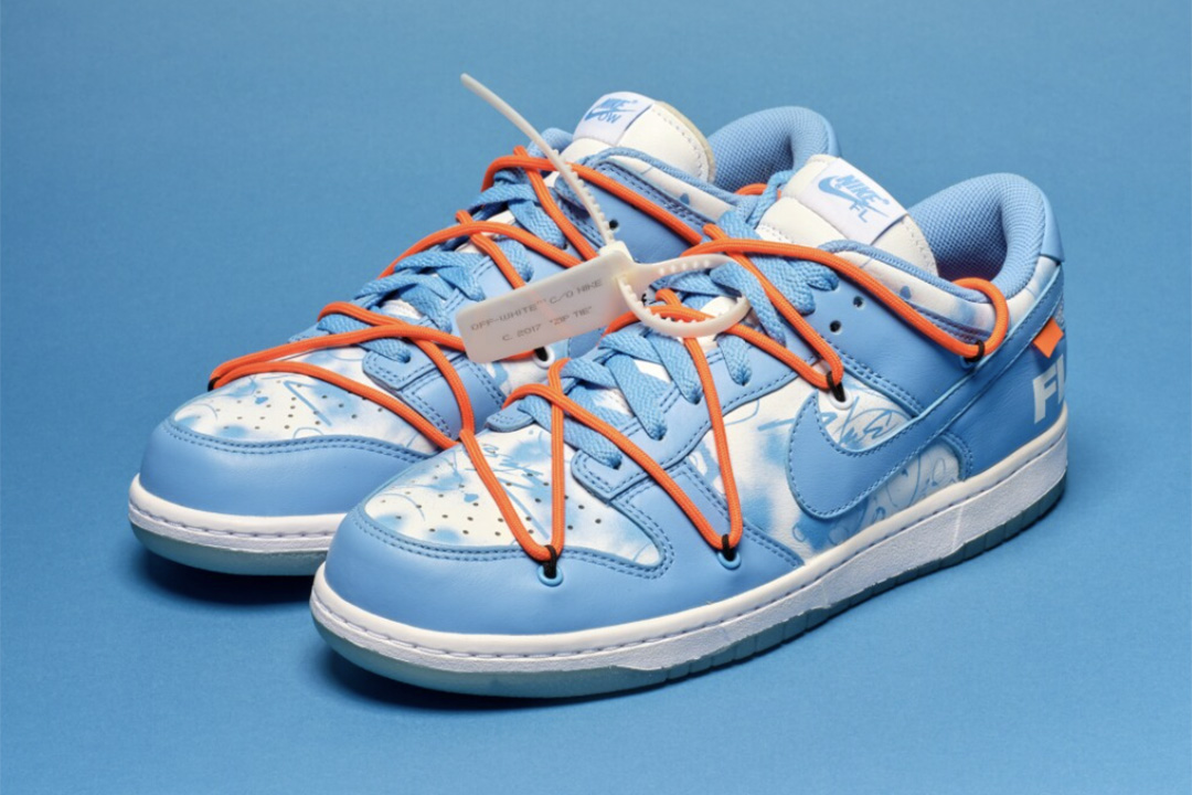 Sotheby's Auctioning 8 Pairs of Futura Laboratories x Virgil Abloh x Nike Dunk Low