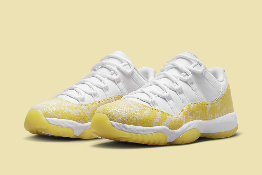 Air Jordan 11 Low WMNS "Yellow Snakeskin" AH7860-107